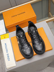 Louis Vuitton Monogram Low-Top Sneakers Black - 2