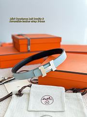 Hermes Mini Constance epsom 24 mm blue - 1