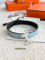 Hermes Mini Constance epsom 24 mm blue - 5