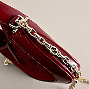 Gucci Jackie 1961 crystals mini bag Rosso Ancora red leather trim - 2