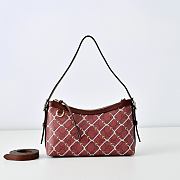 Gucci GG Emblem Small Shoulder Bag Red/pink GG material - 1