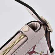 Gucci GG Emblem Small Shoulder Bag Pink/red GG fabric - 6