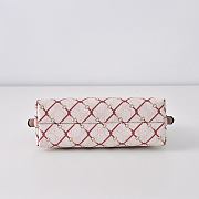 Gucci GG Emblem Small Shoulder Bag Pink/red GG fabric - 3