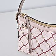 Gucci GG Emblem Small Shoulder Bag Pink/red GG fabric - 2