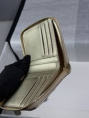 Chanel Zippered Coin Case Champagne Gold - 4