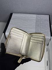 Chanel Zippered Coin Case Champagne Gold - 3