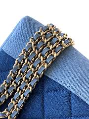 Chanel Clutch with chain Washed Denim Blue - 3