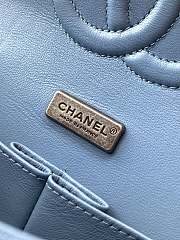 Chanel Embroidered Denim Perfume Bottle Single Flap Bag 25 cm - 6