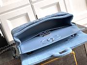 Chanel Embroidered Denim Perfume Bottle Single Flap Bag 25 cm - 4