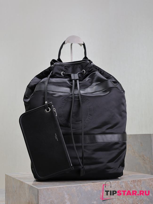 Ysl Saint Laurent Black Rive Gauche Cross Body Bag - 1