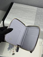 Chanel Zippered Coin Case Carviar Gold Hardware Purble - 2