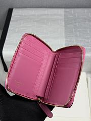 Chanel Zippered Coin Case Carviar Gold Hardware Pink - 6
