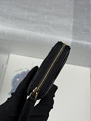 Chanel Zippered Coin Case Lambskin Gold Hardware Black - 2