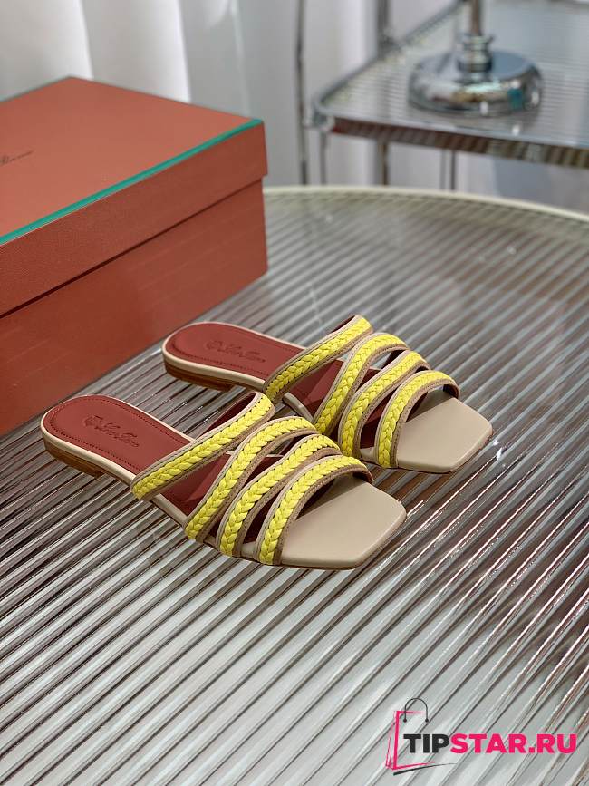Loro Piana Sprightly Charms sandals yellow - 1