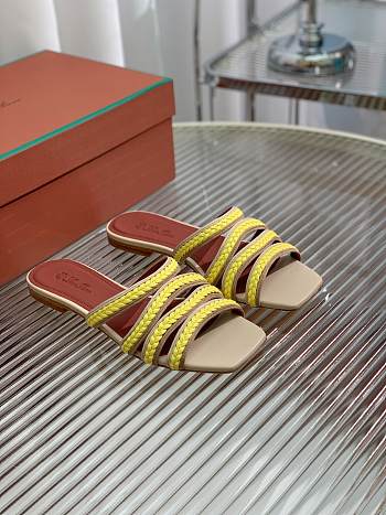 Loro Piana Sprightly Charms sandals yellow