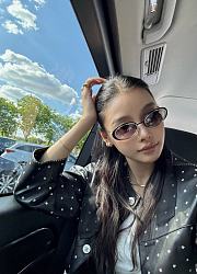 Chanel Style oval metal frame sunglasses CH5278 - 4