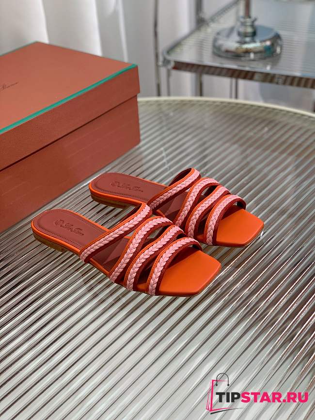 Loro Piana Sprightly Charms sandals orange - 1