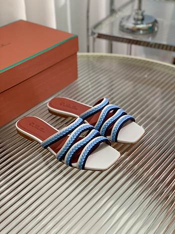 Loro Piana Sprightly Charms sandals blue