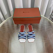 Loro Piana Sprightly Charms sandals blue - 3