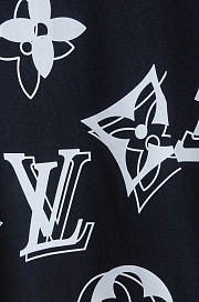 Louis Vuitton Short-Sleeve Crewneck T-Shirt Black - 3