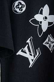 Louis Vuitton Short-Sleeve Crewneck T-Shirt Black - 2