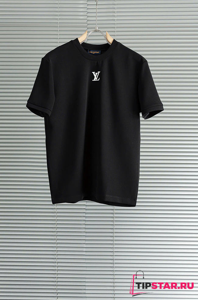 Louis Vuitton Classic Logo T-Shirt Black - 1