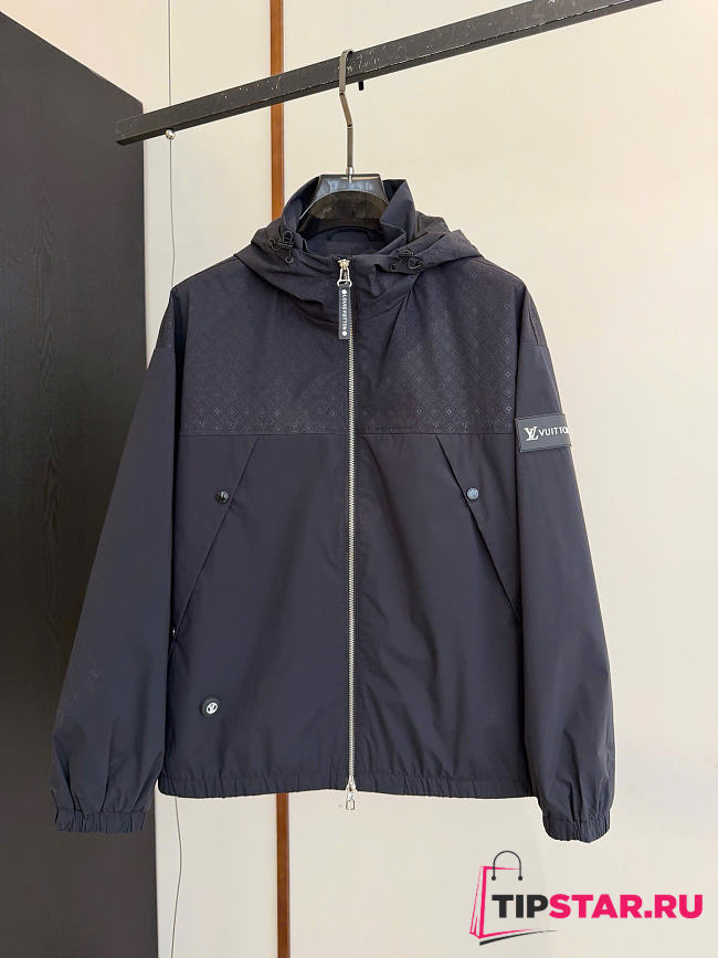 Louis Vuitton Cropped Jacket Dark Blue - 1
