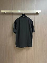 Fendi Black T-Shirt with Zip Pocket - 6
