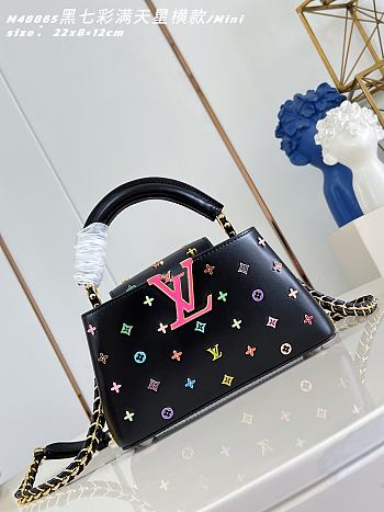 LV x TM Capucines East-West Mini Black M27637