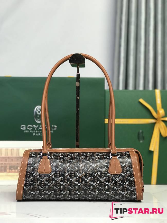 Goyard Bonbonnière Bag Chevroches Calfskin Brown - 1