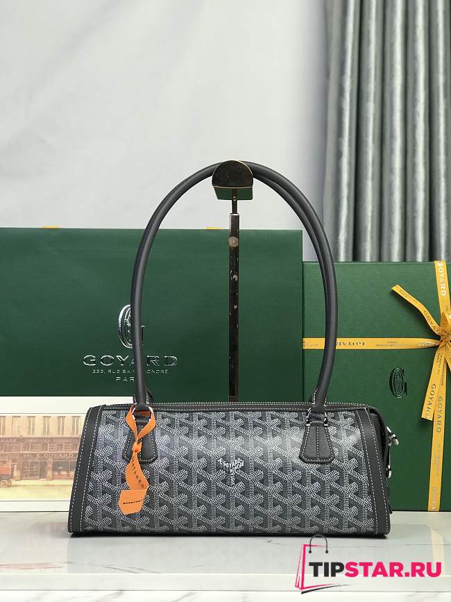 Goyard Bonbonnière Bag Chevroches Calfskin Gray - 1