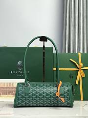 Goyard Bonbonnière Bag Chevroches Calfskin Green - 1