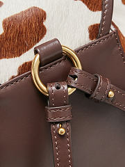 Miumiu Printed leather backpack White/Burnt Sienna - 3