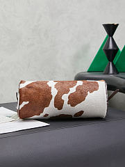 Miumiu Calf Hair Pouch White/Burnt Sienna - 5