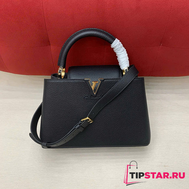 Louis Vuitton Capucines MM Taurillon leather black - 1