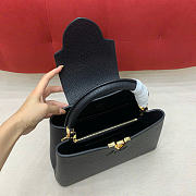 Louis Vuitton Capucines MM Taurillon leather black - 3