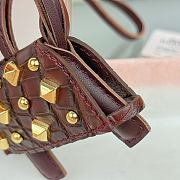 Hermes Rodeo Robeo Coeur Pony Bag Keychain Brown Gold - 4