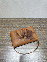 The Row Sally Leather Shoulder Bag Camel Brown - 5