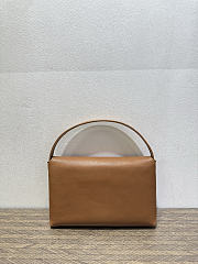 The Row Sally Leather Shoulder Bag Camel Brown - 3