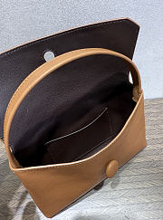The Row Sally Leather Shoulder Bag Camel Brown - 2