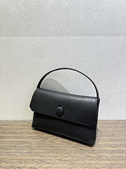 The Row Sally Leather Shoulder Bag Black - 3