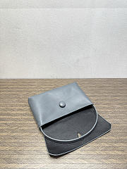 The Row Sally Leather Shoulder Bag Blue - 5