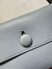 The Row Sally Leather Shoulder Bag Blue - 4