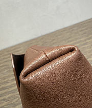 The Row Sally Leather Shoulder Bag Tan Brown - 5