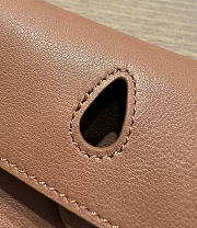 The Row Sally Leather Shoulder Bag Tan Brown - 2