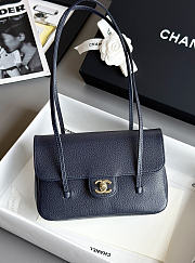 Chanel Preppy 26 Mini Bag Dark Blue - 1