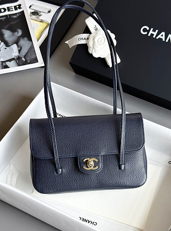 Chanel Preppy 26 Mini Bag Dark Blue