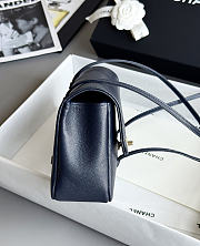 Chanel Preppy 26 Mini Bag Dark Blue - 5