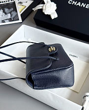 Chanel Preppy 26 Mini Bag Dark Blue - 4