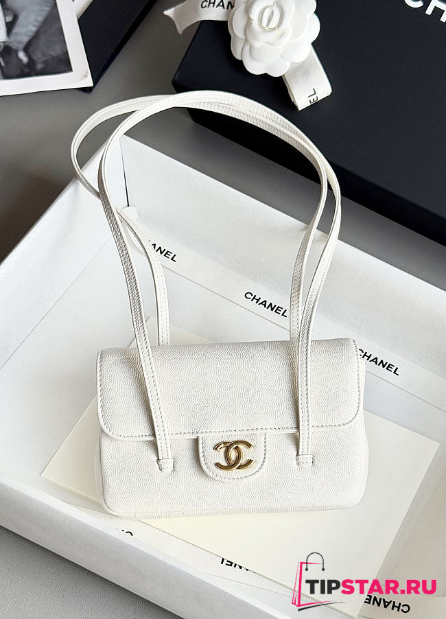 Chanel Preppy 26 Mini Bag White - 1
